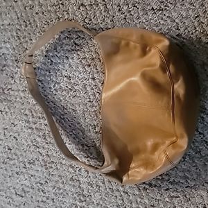 Vtg Woolf Brothers leather bag